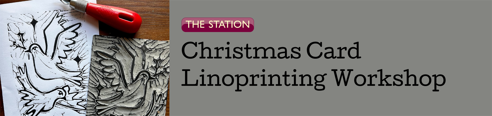 Christmas Card Linoprinting Workshop