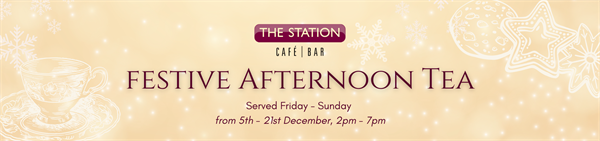 Festive Afternoon Tea at The Station Cafe | Bar