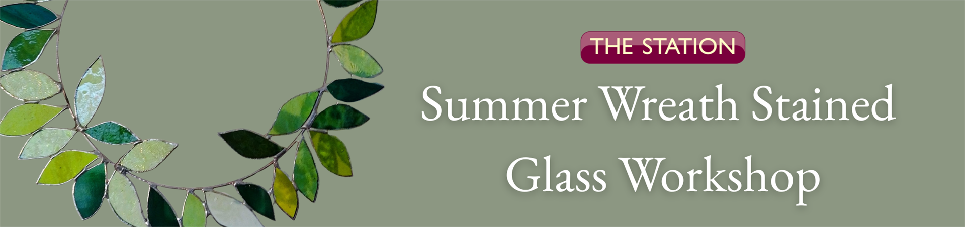 Summer Wreath Stained Glass Workshop
