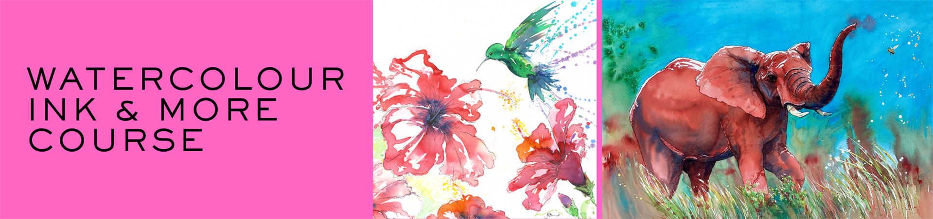 Watercolour Ink & More Course