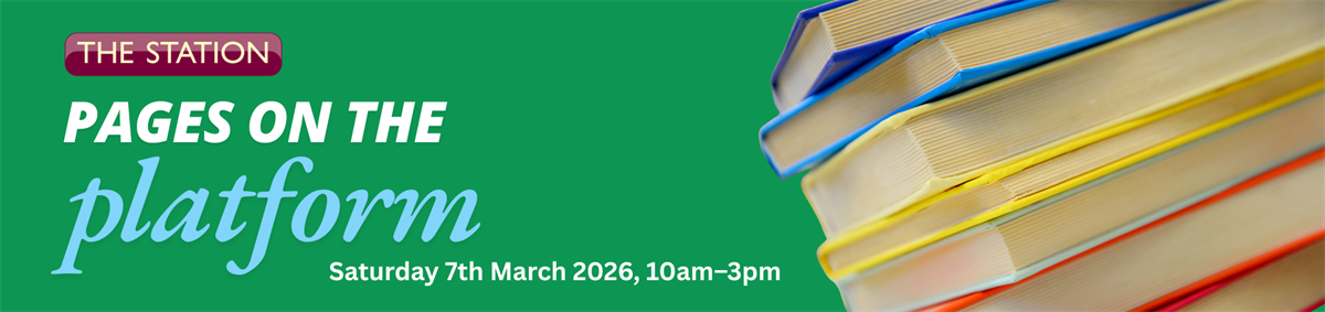 Pages on the Platform - pop-up shop of preloved books