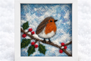 Winter Robin Needle Felting Workshop