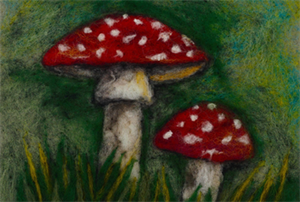 Woodland Mushroom Needle Felting Workshop