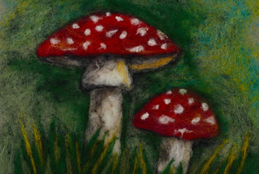 Woodland Mushroom Needle Felting Workshop