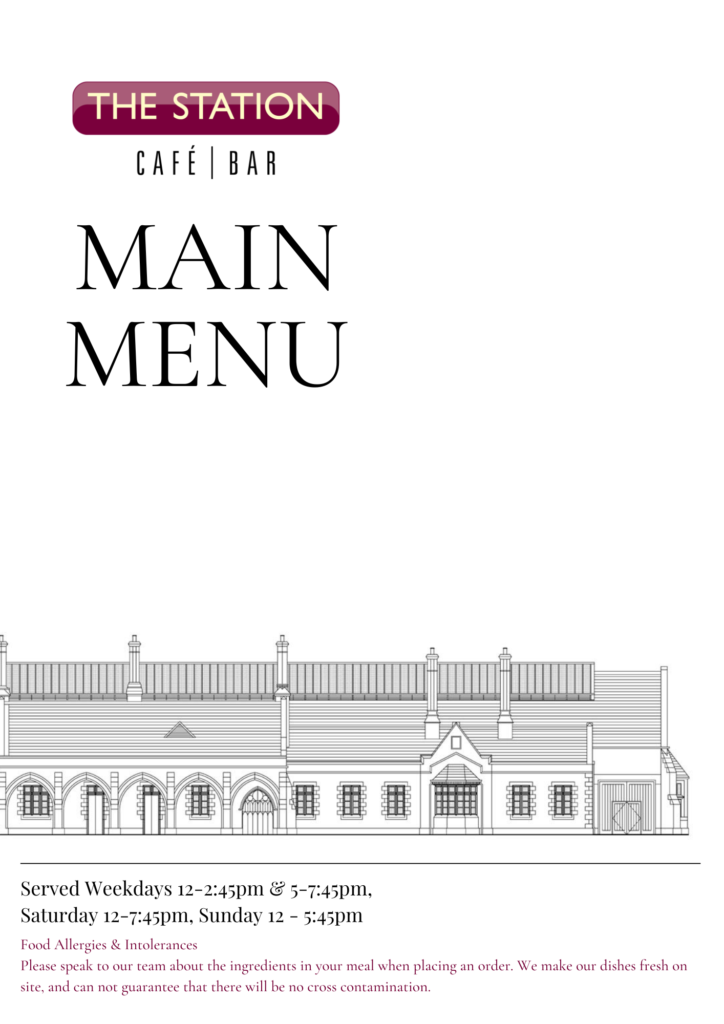 Main menu